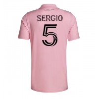Koszulka piłkarska Inter Miami Sergio Busquets #5 Strój Domowy 2023-24 tanio Krótki Rękaw